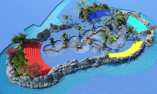 Water Park 3D Models for Download | TurboSquid