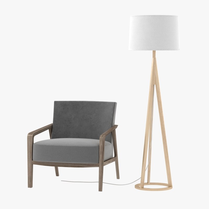 3d Lamp Chair L Armchair Model Turbosquid 1321073 3d Lamp Chair L Armchair Model