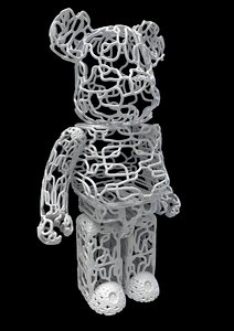 3D model wire bear brick