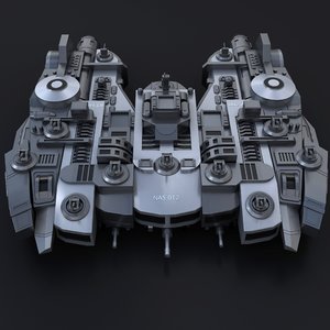 space craft 3D model