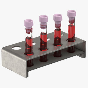 3D blood samples 02 model