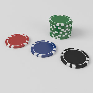 3D custom poker chips