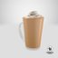 3D model pumpkin spice latte 01