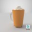 3D model pumpkin spice latte 01