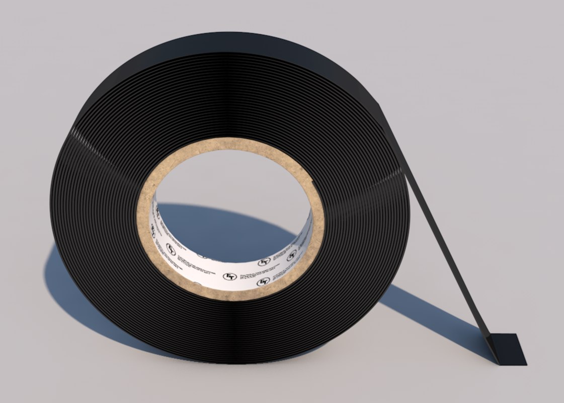 Electrical tape 3D model TurboSquid 1321359