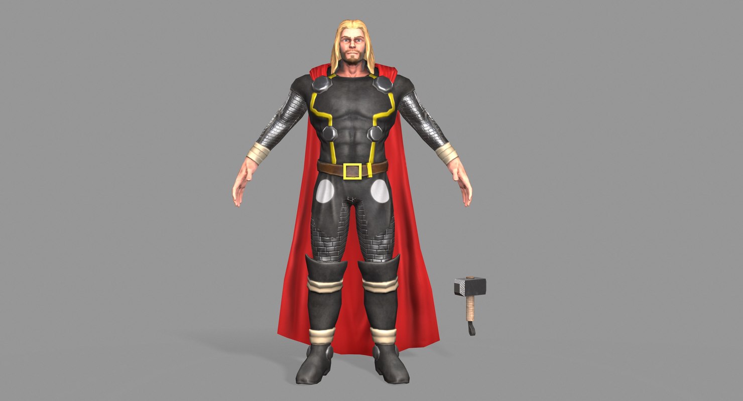 Modeled thor 3D model - TurboSquid 1321365