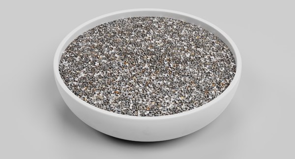3d Model Chia Seeds Turbosquid 1321607