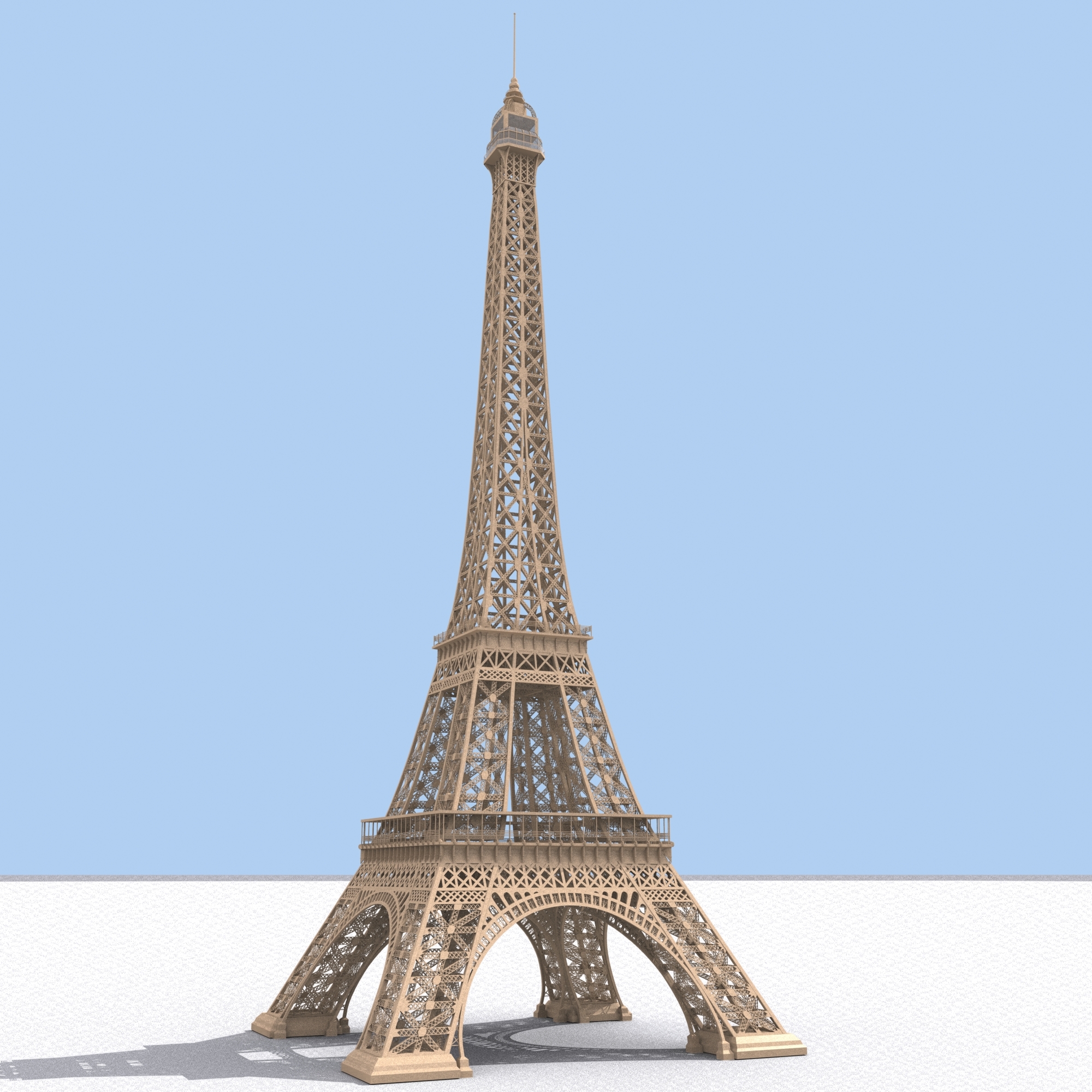 Eiffelturm Frankreich 3D-Modell - TurboSquid 1321901