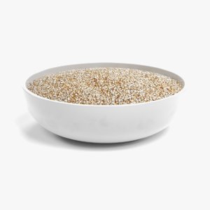 3D quinoa bowl model
