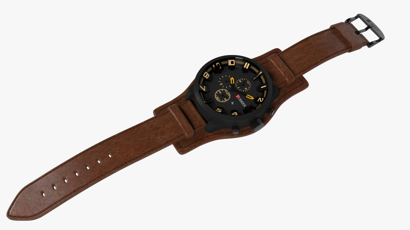 3D watch curren model