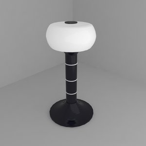 3D lamp tesla light model
