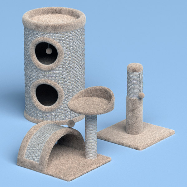cat tree playhouse
