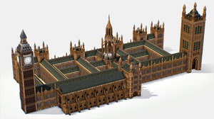 palace westminster house 3D model