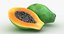 fruit papaya lychee model