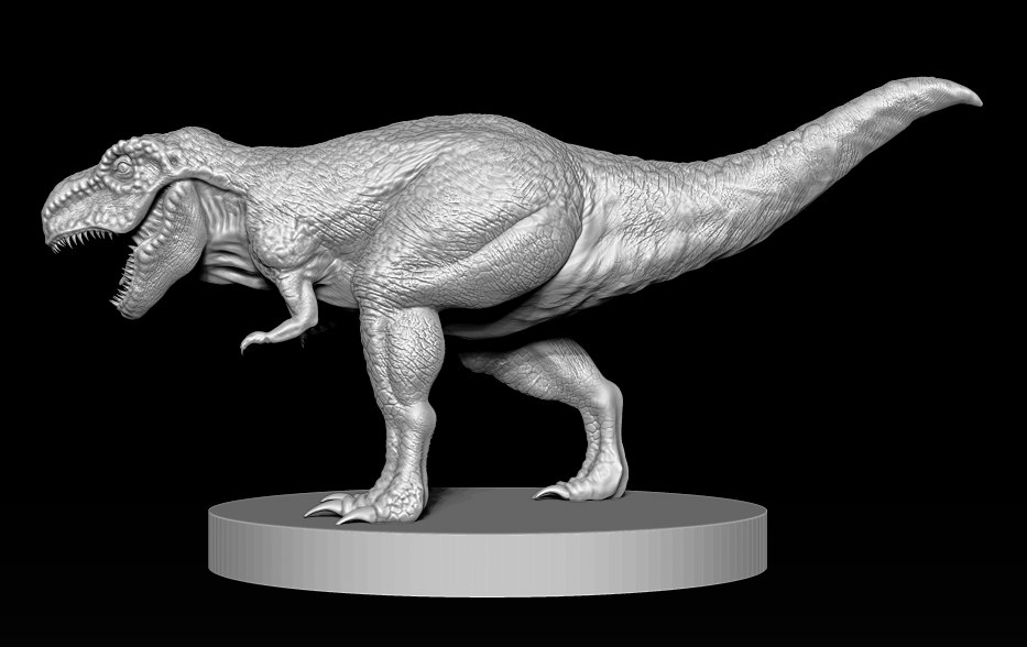 3d t rex