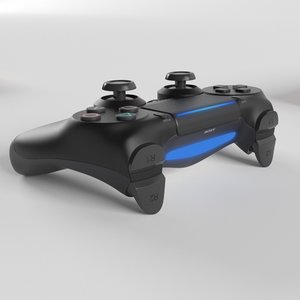 3D sony dualshock controller playstation