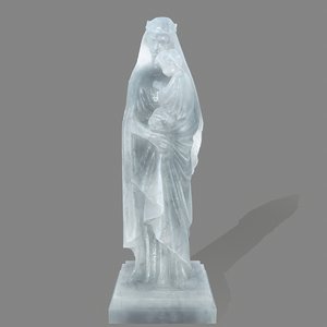 3D woman statue