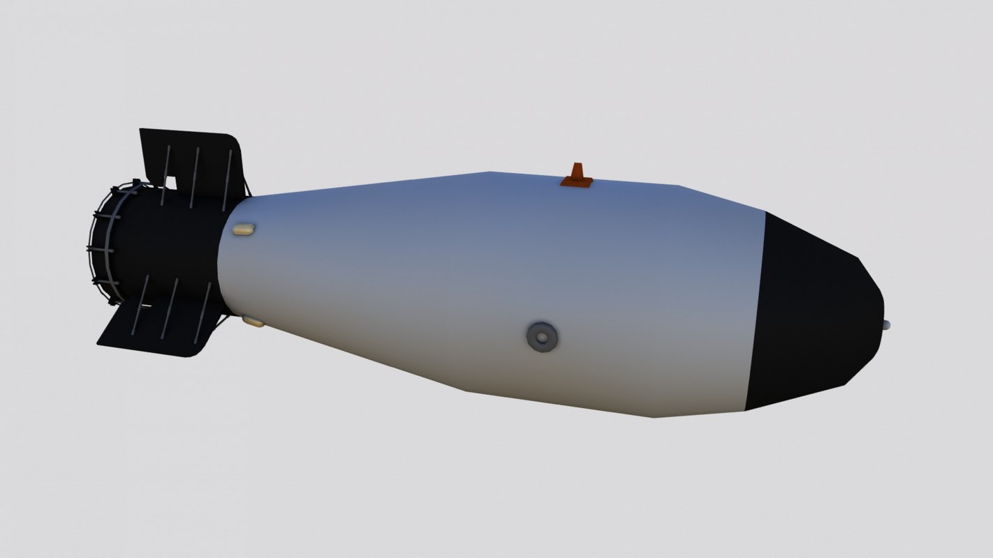 3D tsar bomba rds220 bomb model TurboSquid 1322776