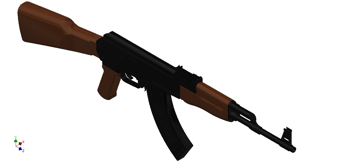 Ak 47 Stl Models For Download Turbosquid 0523