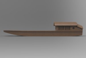 boat trinket 3D model