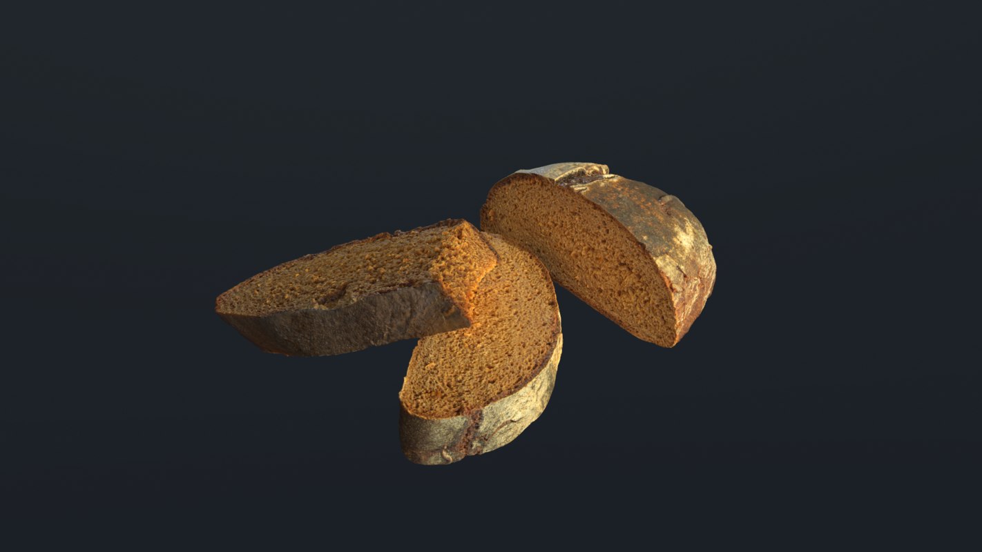 3d simulation bread