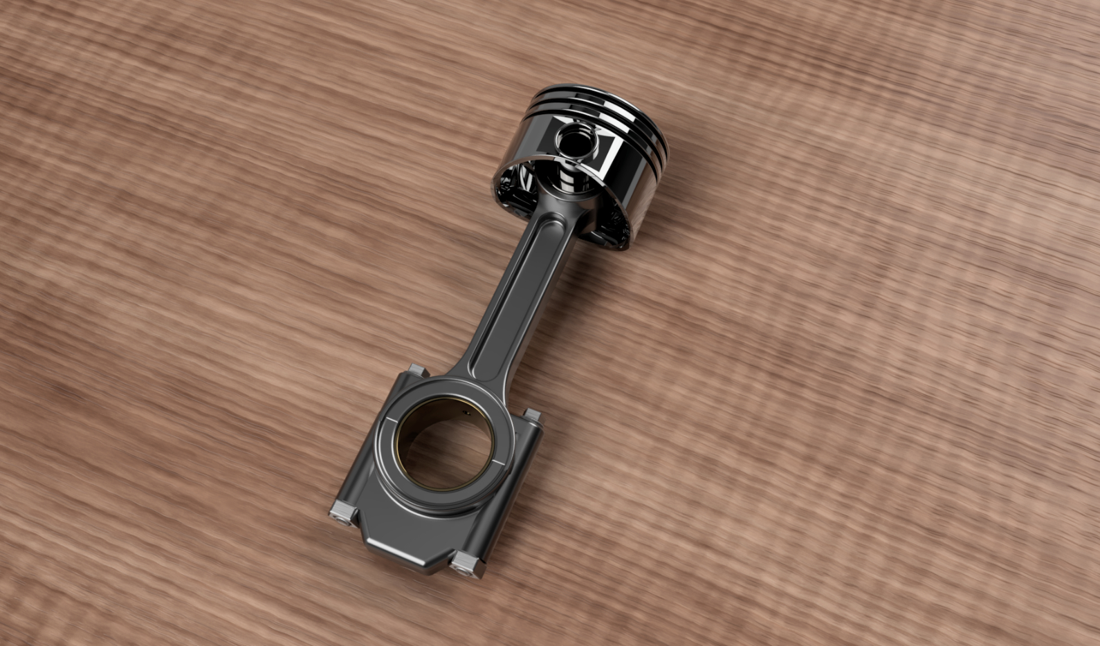 3d piston skirt rings model