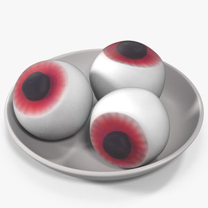 3D candy eyeballs 3