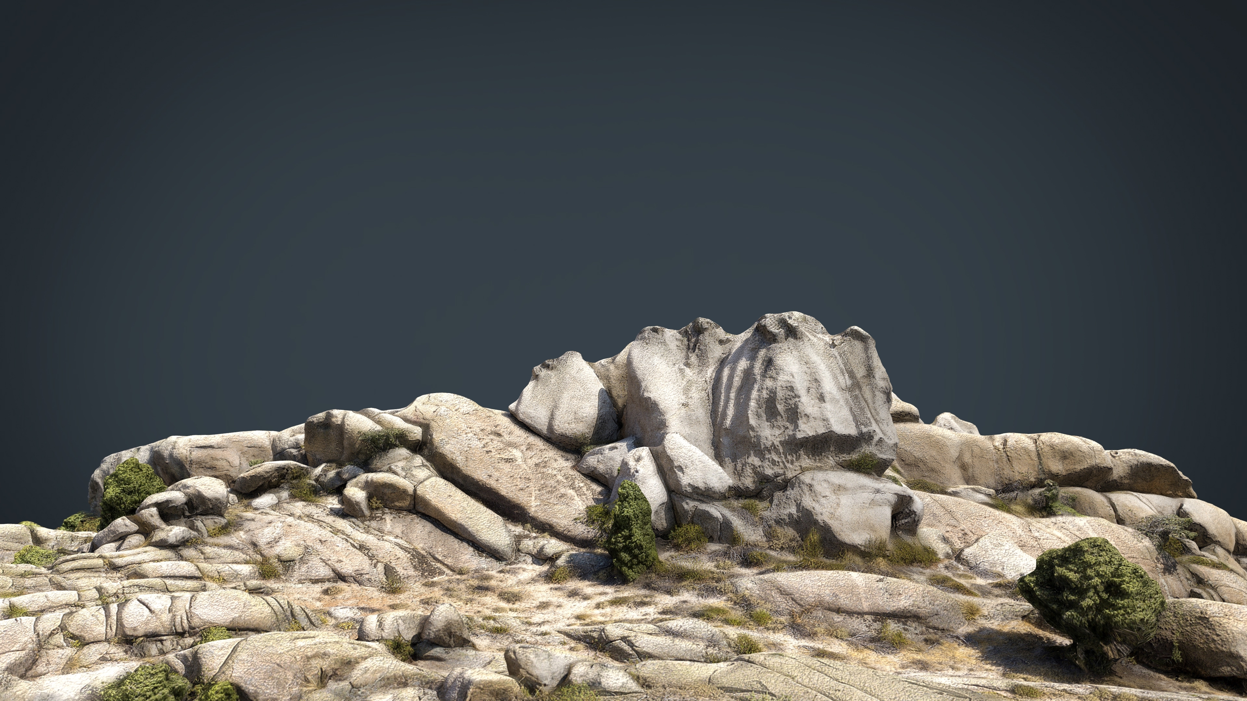 mountain rocks 4 3d model