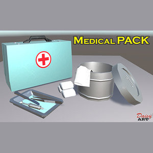 pack medical 3D model