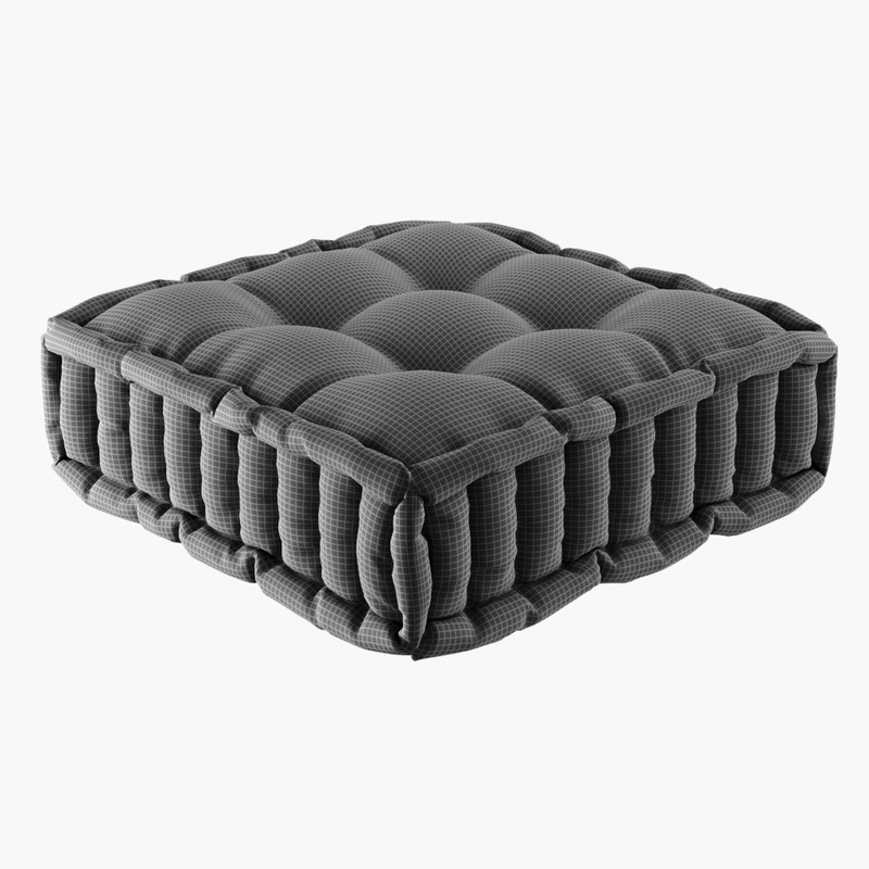 Futon pillow 3D TurboSquid 1323407