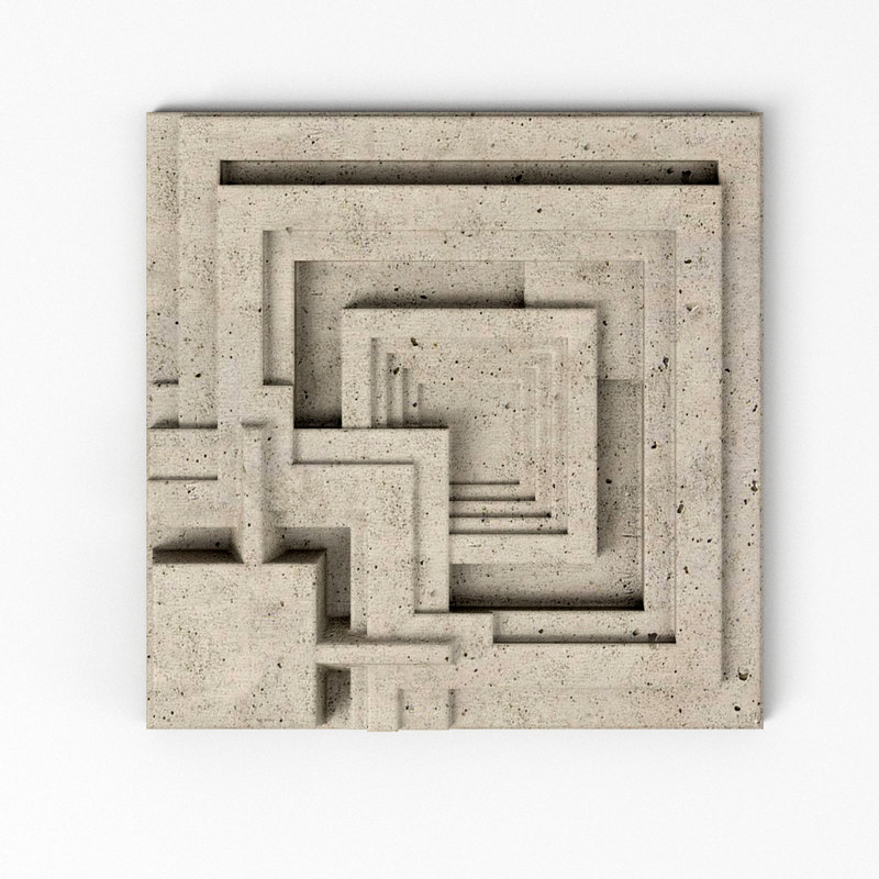 Ennis house tiles 3D model TurboSquid 1323453