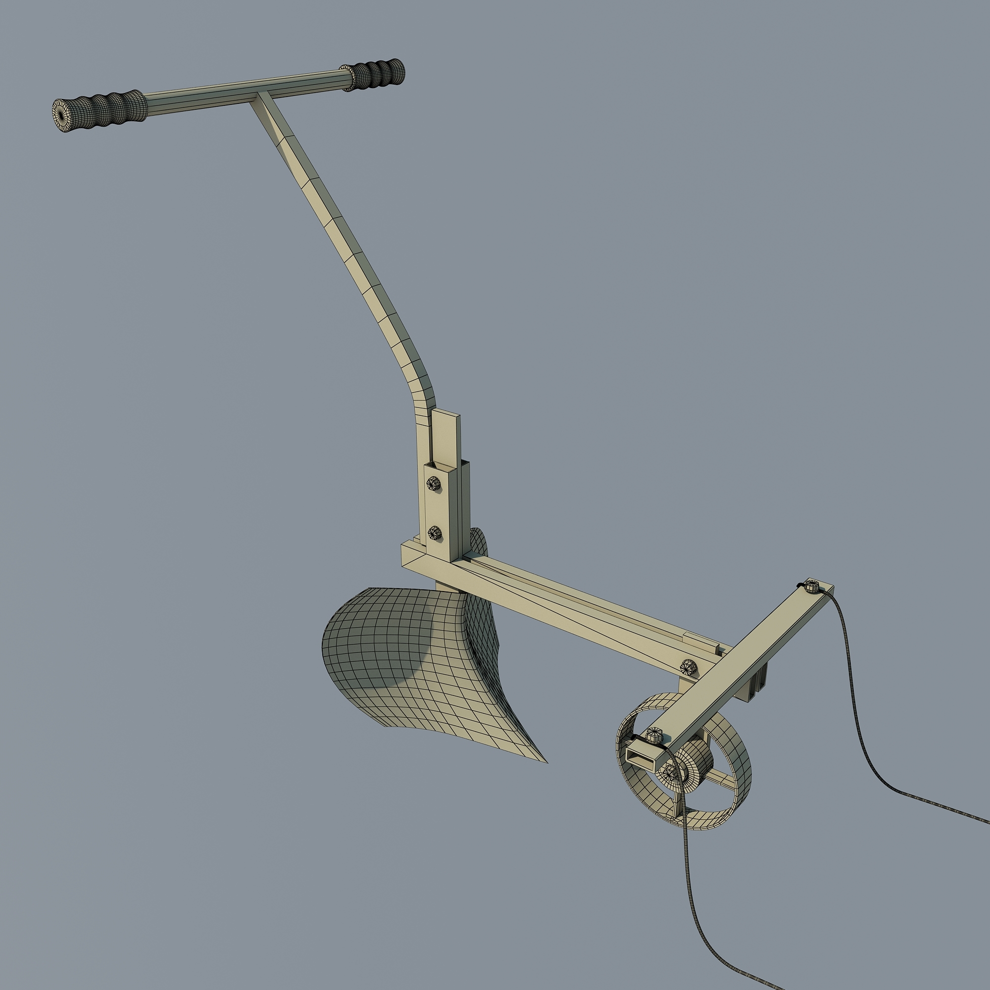 Hand plow model TurboSquid 1323471