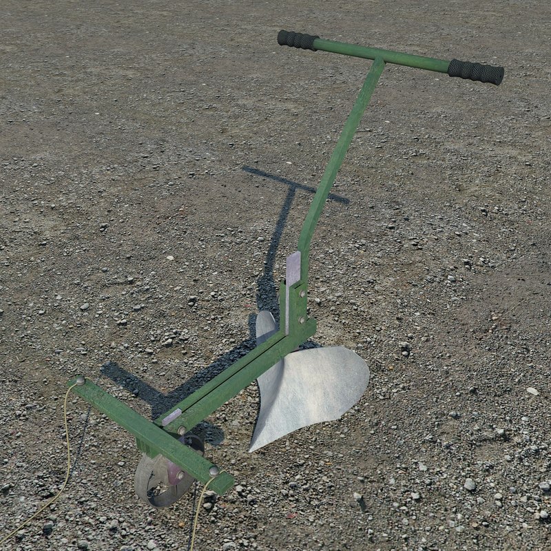 Hand plow model TurboSquid 1323471