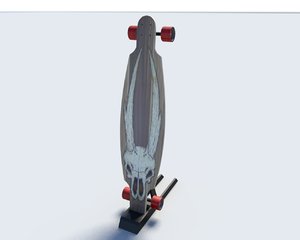 skateboard skate board 3D model