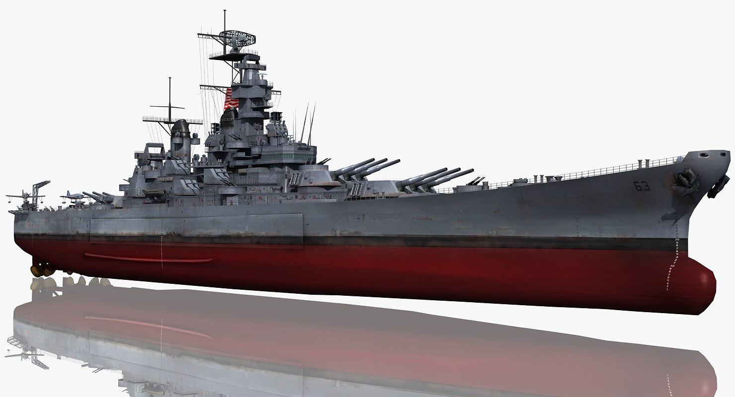 USS Missouri 3D Model