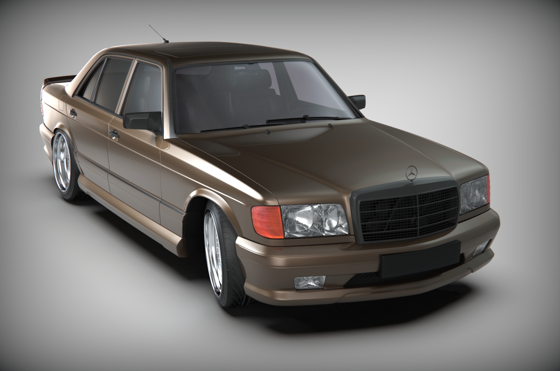 Car Mercedes W126 Long 3D Model - TurboSquid 1324022