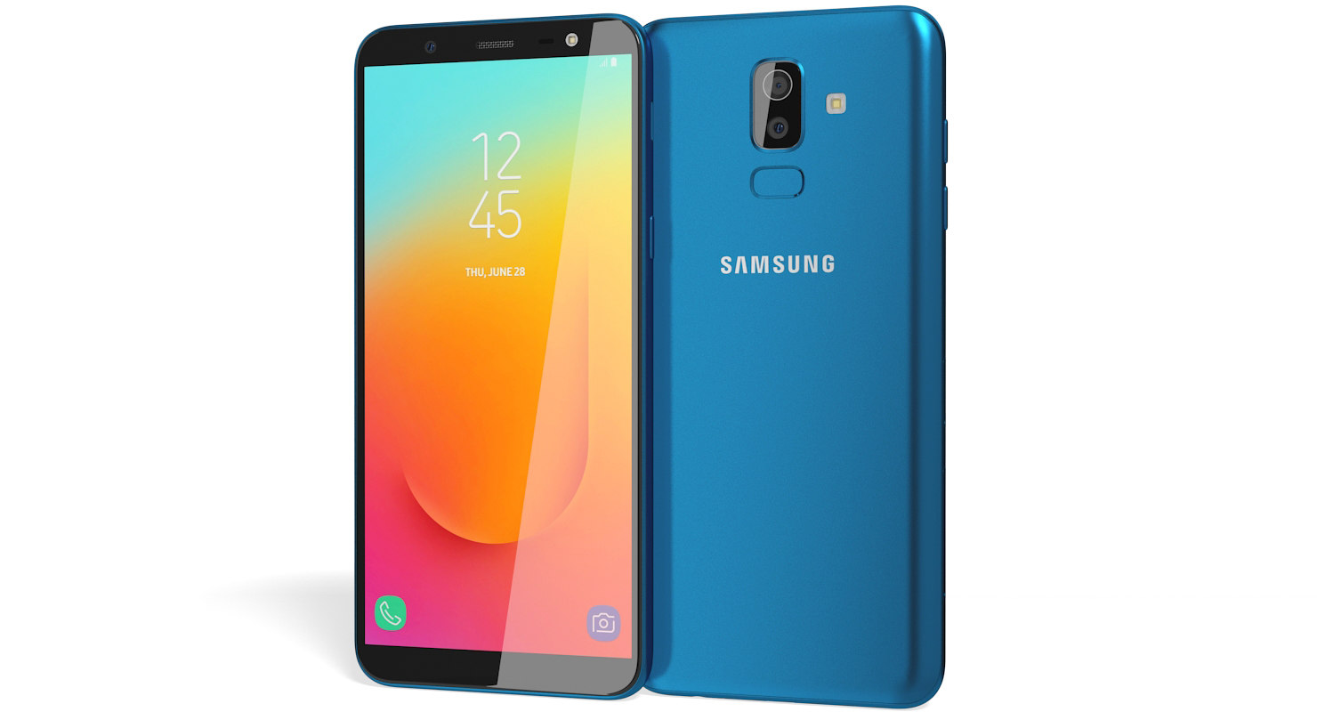 samsung galaxy j8 blue