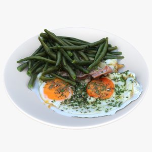 3D retopology lunch eggs