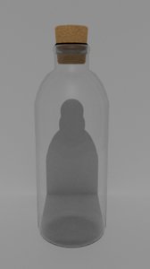 pbr bottle 3D model
