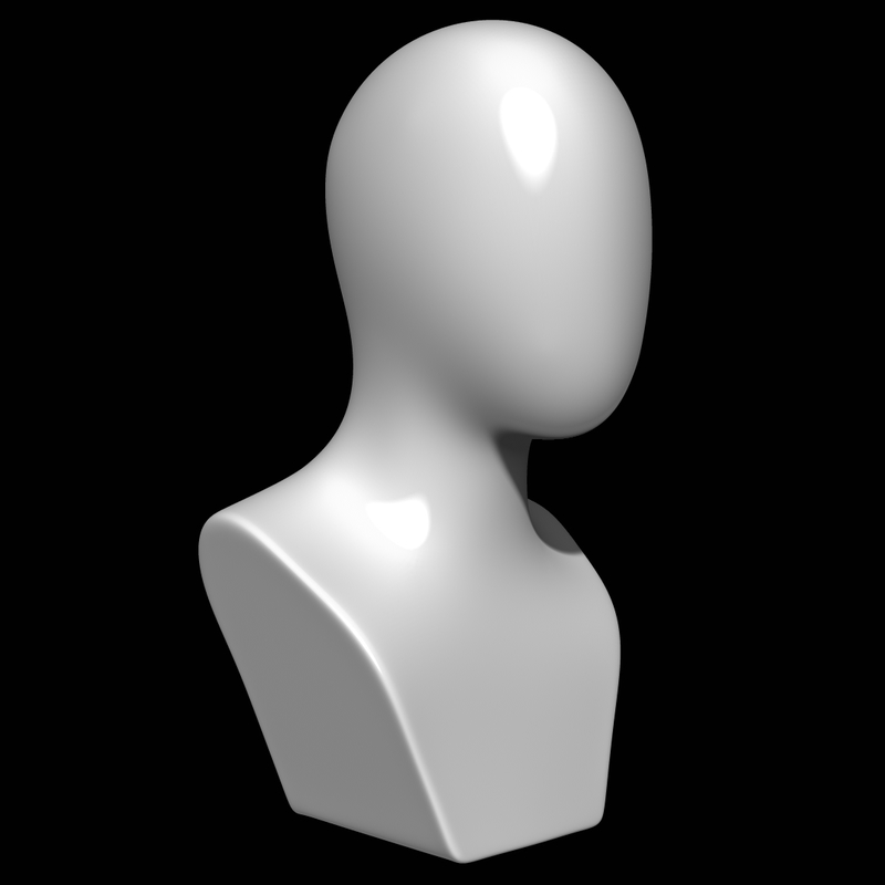 Mannequin Head Man 3d Model Turbosquid 1324396