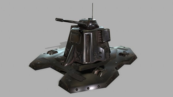 Missile turret 3D model - TurboSquid 1324415