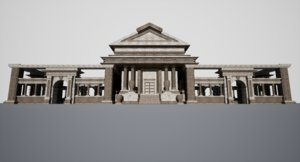 mausoleum pbr 3D model