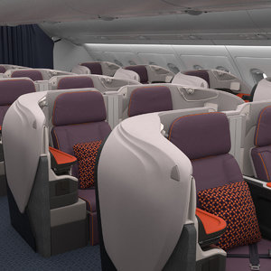 Airplane Interior 3D Models for Download | TurboSquid