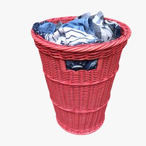 clothes basket 3D