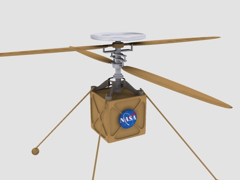 美国宇航局marscopter3d模型