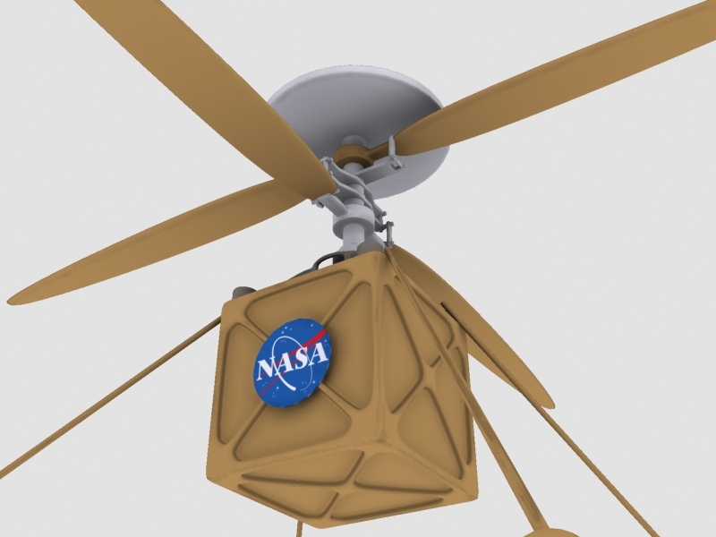 美国宇航局marscopter3d模型