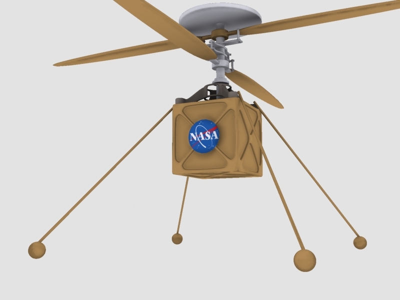 美国宇航局marscopter3d模型
