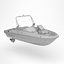 3D model motorboat bayliner