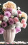 3D bouquet roses spring flowers model