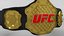 3D ufc champion belt